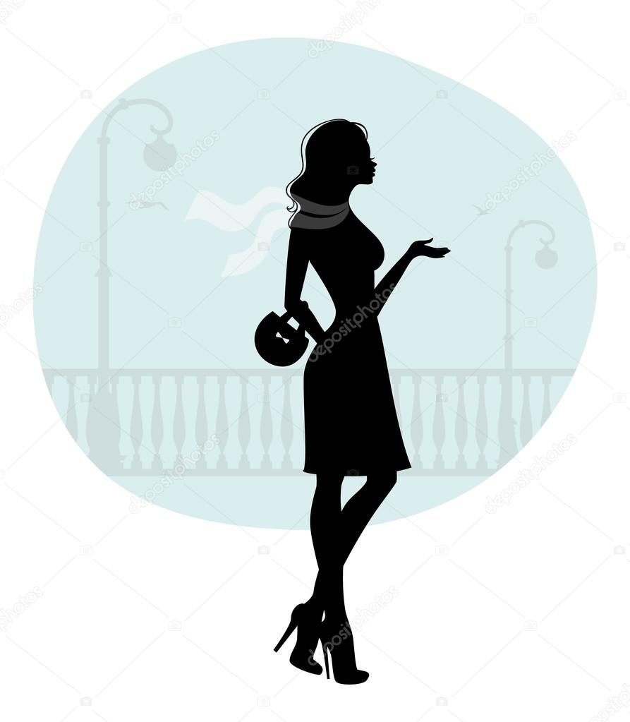 Woman sihouette