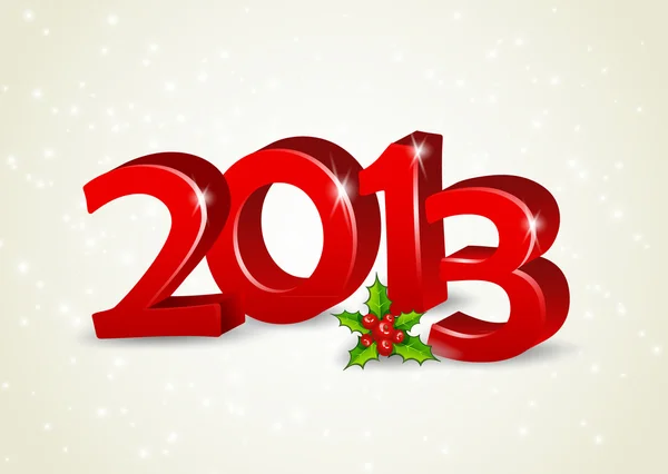 Happy new year 2013 — Stock Vector
