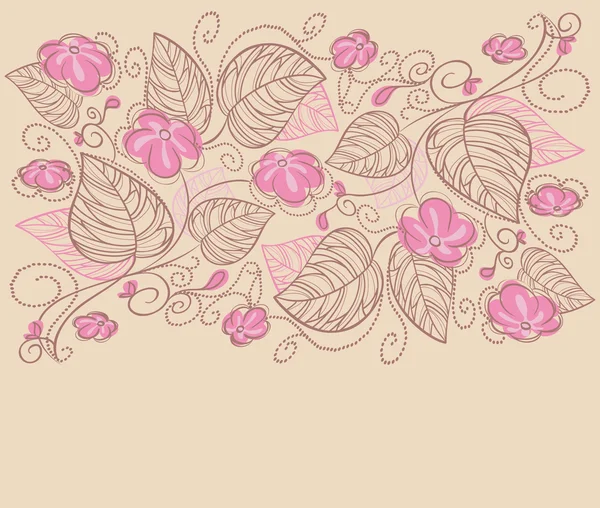 Fondo floral. — Vector de stock