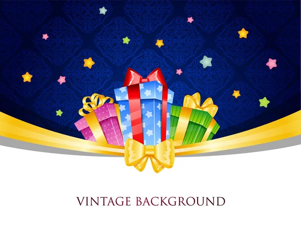 yay ile renkli hediye kutuları