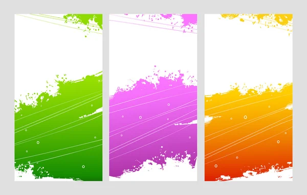 Splash designs set — Stock Vector