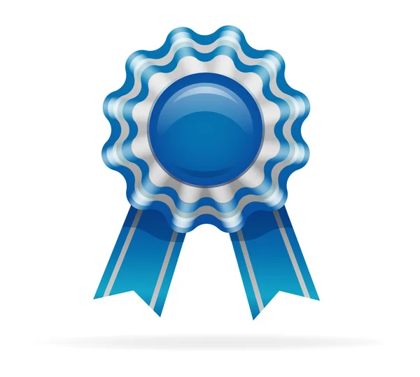 Médaille bleue — Image vectorielle