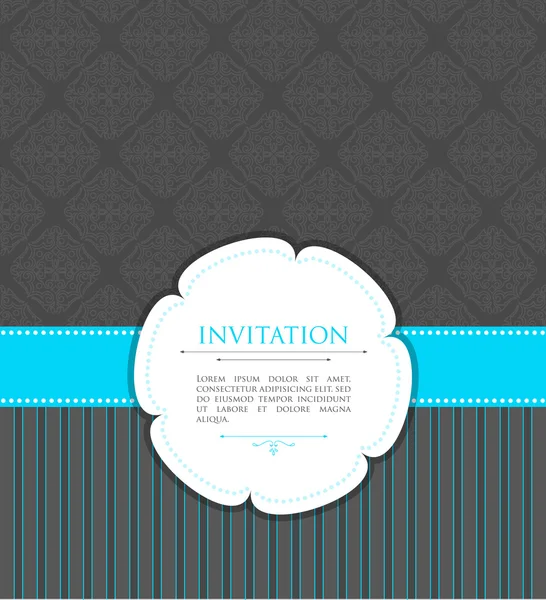 Modèle d'invitation — Image vectorielle