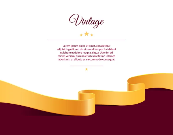 Plantilla Vintage — Vector de stock