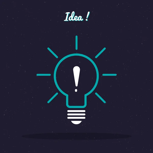 Idea.  ! — Vector de stock