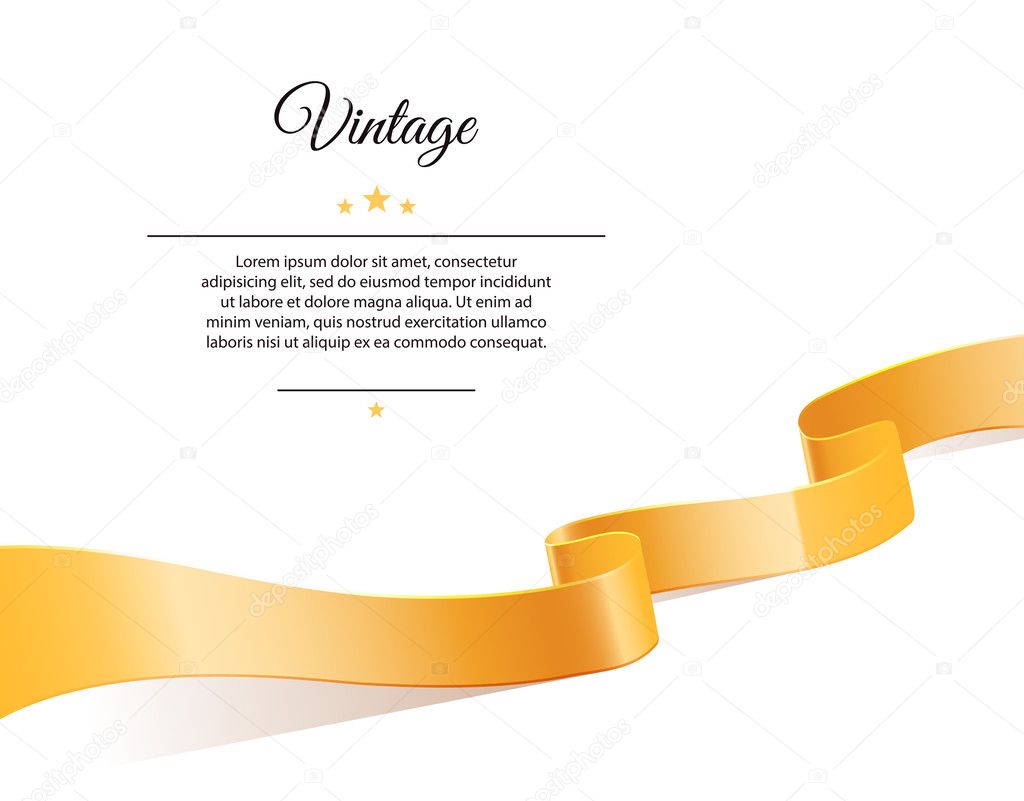 Gold ribbon