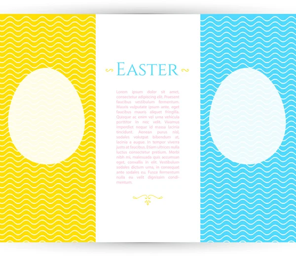 Plantilla de diseño de Pascua — Archivo Imágenes Vectoriales