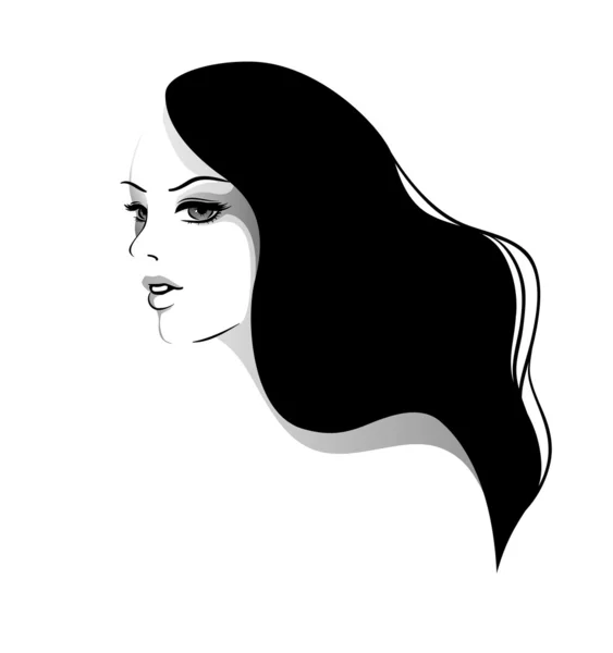 Belle femme — Image vectorielle