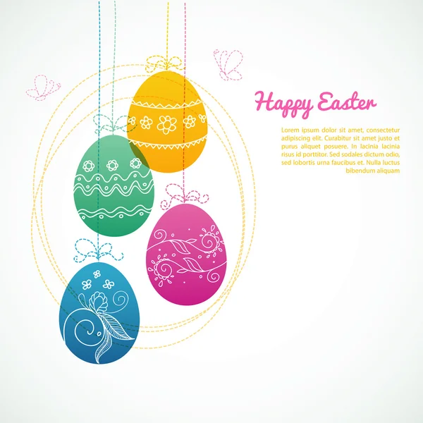 Easter design template — Stock Vector