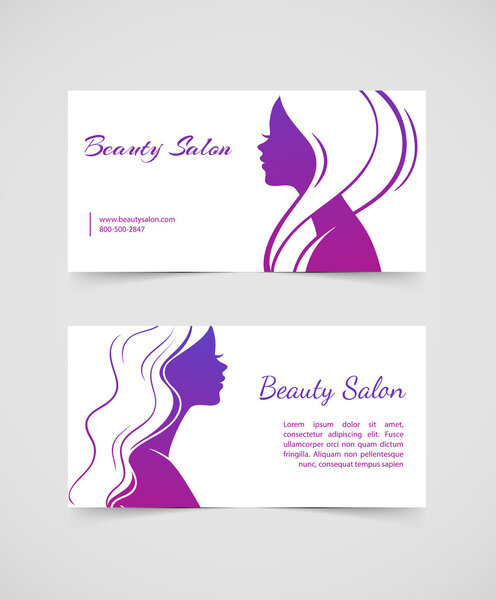 Beautiful woman cards