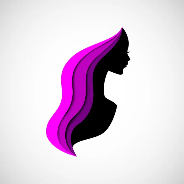 Belle femme — Image vectorielle