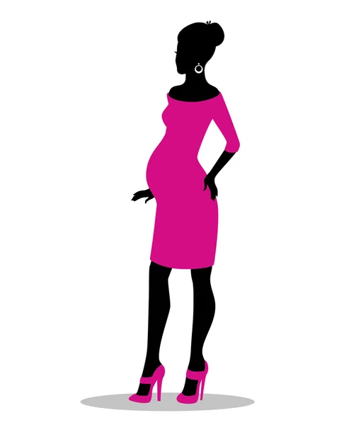 Pregnant woman — Stock Vector