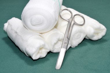 Open Weave Medical Bandages clipart