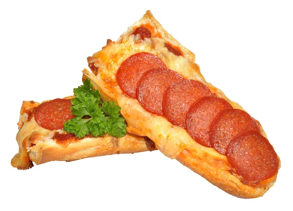 Pain français Pepperoni Pizza — Photo