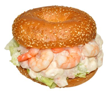 karides simit sandviç