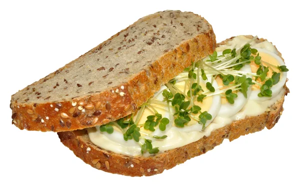 Egg And Cress Sandwich — Stock Photo, Image