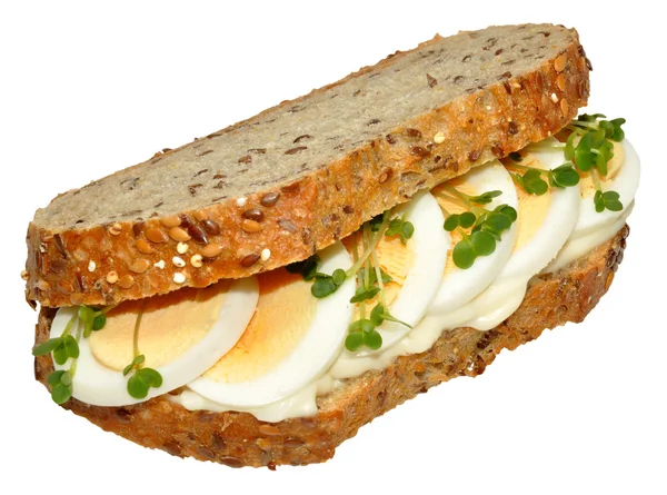 Egg And Cress Sandwich — Stock Photo, Image