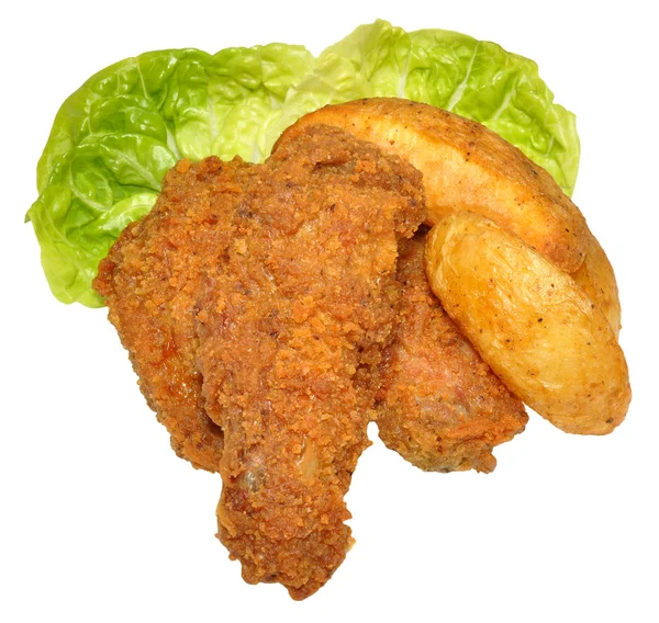 Skrzydełka z kurczaka smażone Południowej — Zdjęcie stockowe