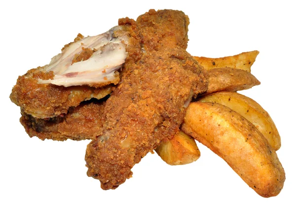 Skrzydełka z kurczaka smażone Południowej — Zdjęcie stockowe