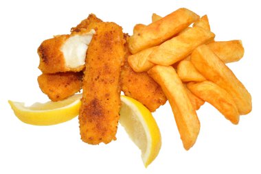 Balık kroket ve cips