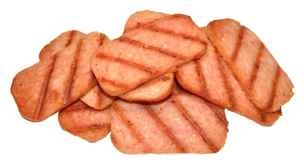 Carne grelhada de porco almoço — Fotografia de Stock