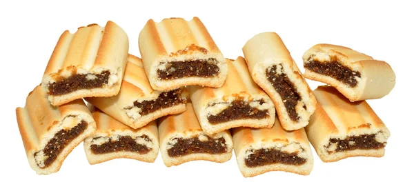 Fig Roll Biscuits — Stock Photo, Image
