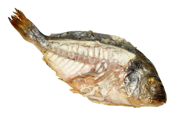 Peixe cozido com carne exposta — Fotografia de Stock