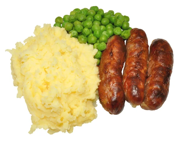 Sausages And Mashed Potato — Stock Photo, Image