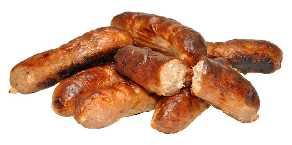 Saucisses de porc cuites — Photo