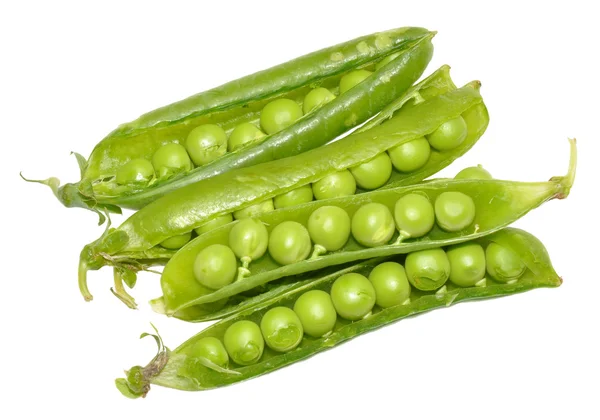 绿豌豆和豆荚 — 图库照片