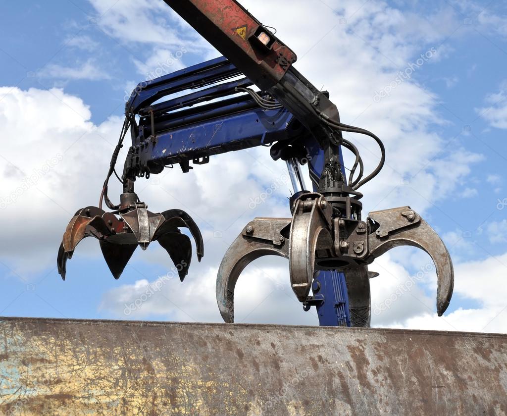 Hydraulic Claw Crane — Stock Photo © philkinsey 42765729