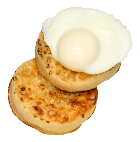 Haşlanmış yumurta ve ekmek — Stok fotoğraf