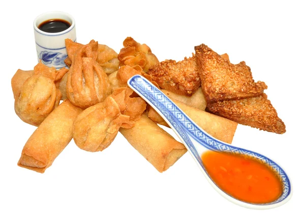 Auswahl chinesischer Snacks — Stockfoto