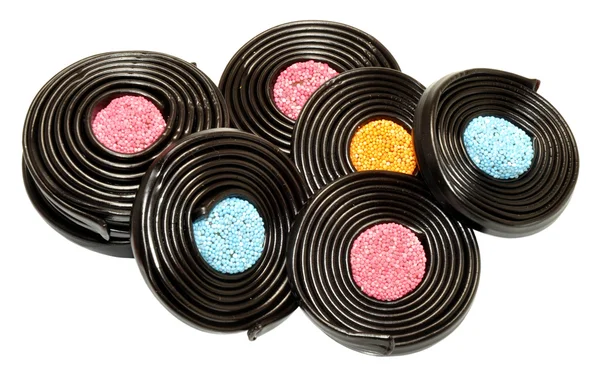 Liquirizia Catherine Wheel Sweets — Foto Stock