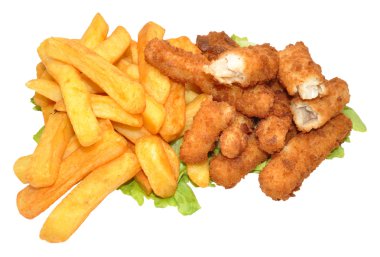 goujons balık ve cips