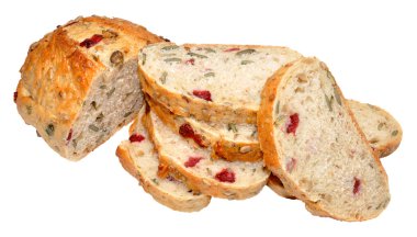 Kızılcık ve ayçiçeği tohumu ekmek ekmek