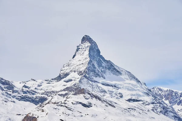 Paisaje Montaña Matterhorn Sunnegga Zermatt — Foto de Stock