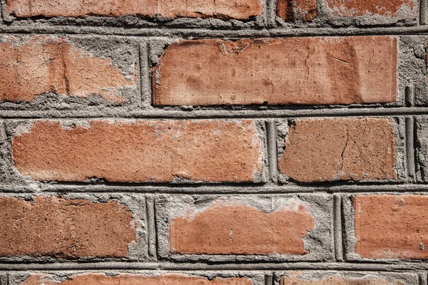 Rode witte bakstenen muur — Stockfoto