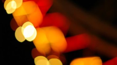 Amaç, odak trafik, turistik dışarı gece ufuk Işık Ampüller.