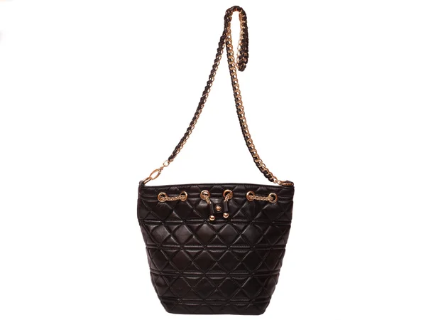 Kvinnliga handväska i läder. — Stockfoto