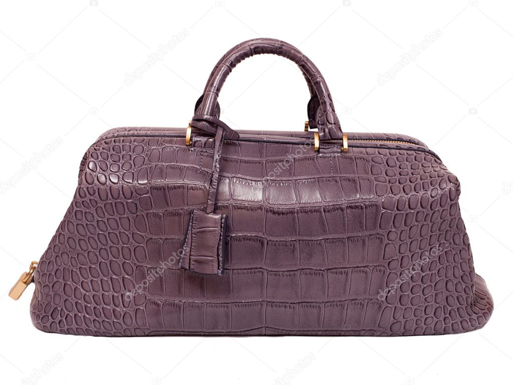 Leather female handbag.