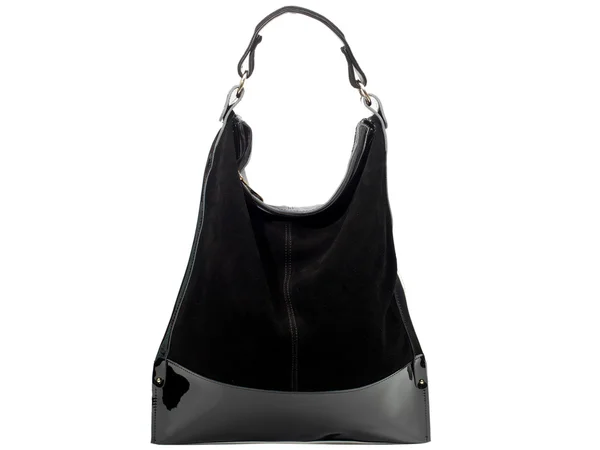 Kvinnliga handväska i läder, tillbehör. — Stockfoto