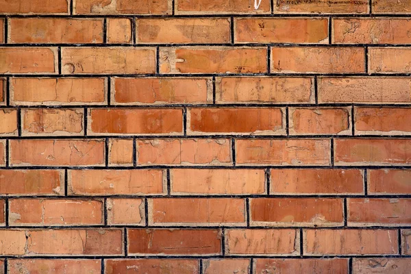 Bakstenen Muur Textuur Stenen Gevel Van Oude Gebouw Buitenkant — Stockfoto