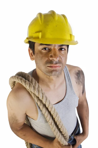 Een bouwvakker — Stockfoto