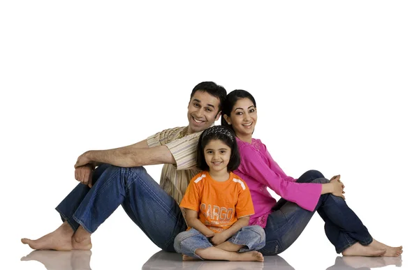 Man and woman with their daughter — Stock Photo, Image