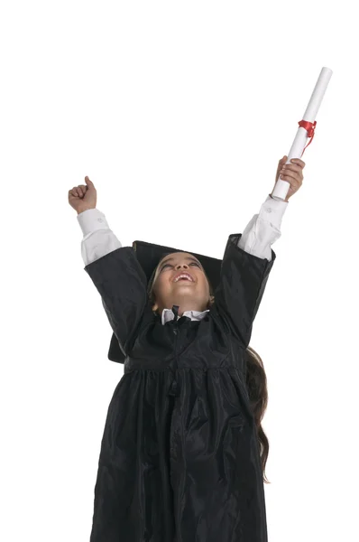 Chica graduándose — Foto de Stock