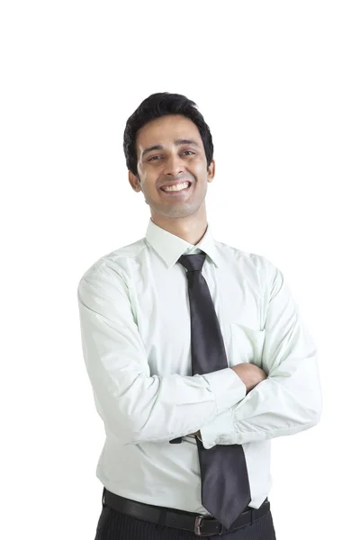 Executivo de negócios sorrindo — Fotografia de Stock