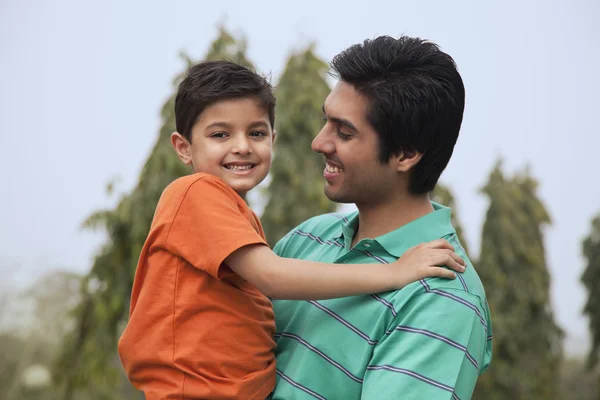 Father and son having fun — Stock Photo, Image