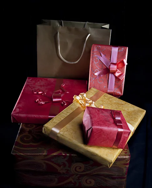 Gift boxes — Stock Photo, Image