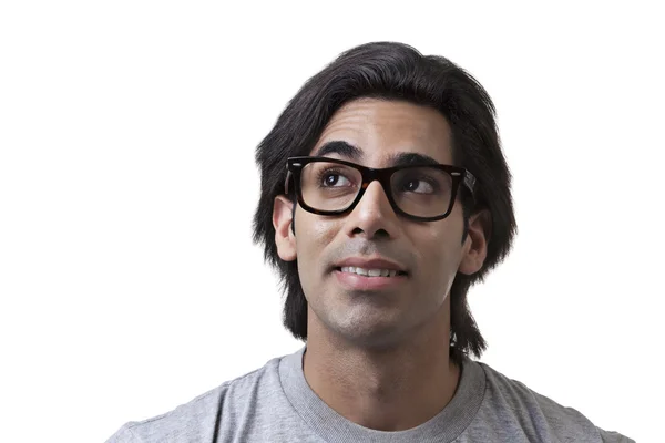 안경을 쓴 남자의 모습 — 스톡 사진